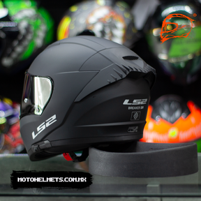 CASCO LS2 BREAKER EVO SOLID NEGRO MATE FF390