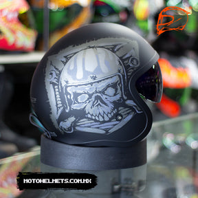 CASCO LS2 SPITFIRE SKULL RIDER OF599