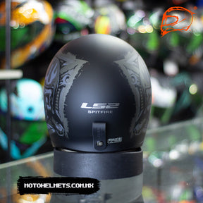 CASCO LS2 SPITFIRE SKULL RIDER OF599