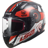 Casco Integral Ls2 Rapid Il Stratus Ff353 Negro Rojo