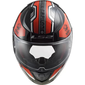 Casco Integral Ls2 Rapid Il Stratus Ff353 Negro Rojo