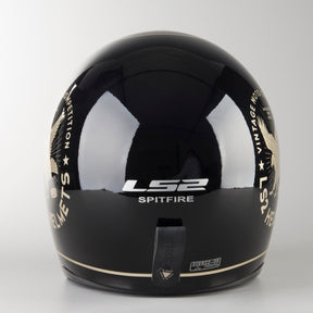 Casco LS2 Spitfire Flier Negro OF599