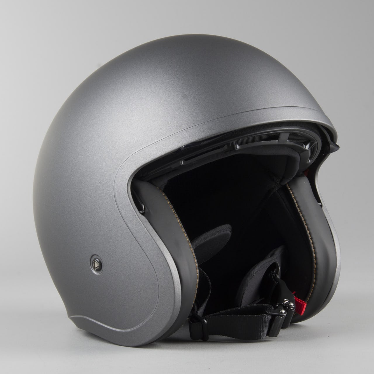 Casco LS2 Spitfire Solid Titanium Mate OF599