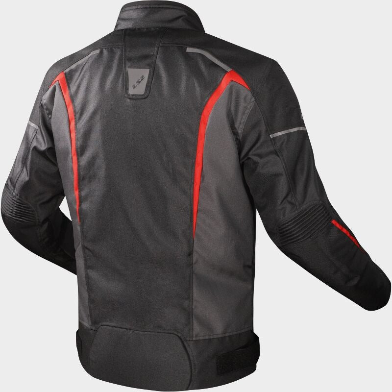 CHAMARRA DEPORTIVA LS2 SEPANG NEGRO ROJO