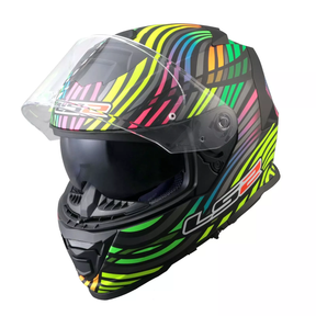 Casco Integral Ls2 Ff800 Storm Ii Power Arcoiris