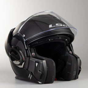 Casco Abatible LS2 Valiant Degrees Solid Negro Mate FF399