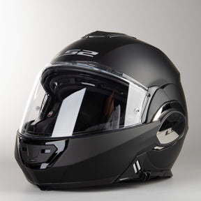 Casco Abatible LS2 Valiant Degrees Solid Negro Mate FF399