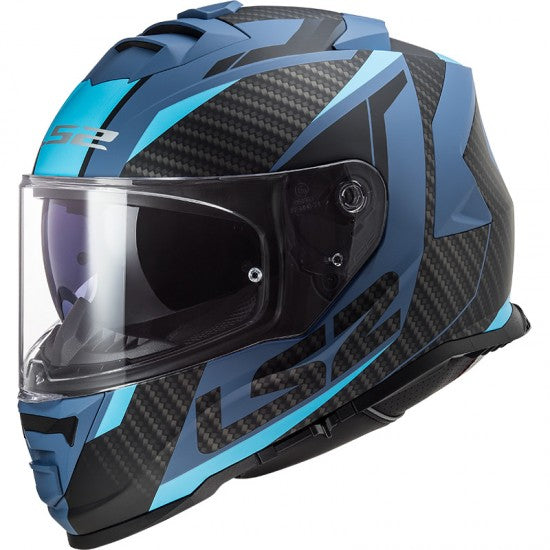 Casco Integral Ls2 Ff800 Storm Racer II Azul Mate