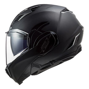 Casco Abatible LS2 Valiant II Solid Negro Mate FF900