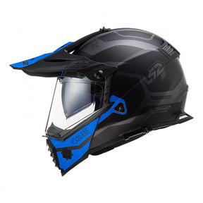 Casco LS2 Pioneer EVO Cobra Azul MX436