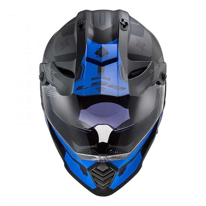 Casco LS2 Pioneer EVO Cobra Azul MX436