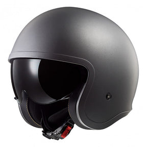 Casco LS2 Spitfire Solid Titanium Mate OF599