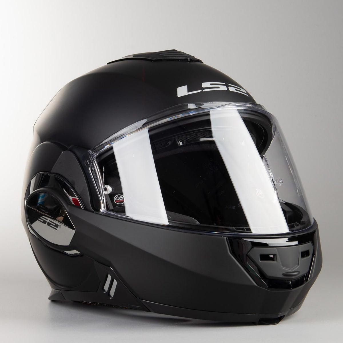 Casco Abatible LS2 Valiant Degrees Solid Negro Mate FF399