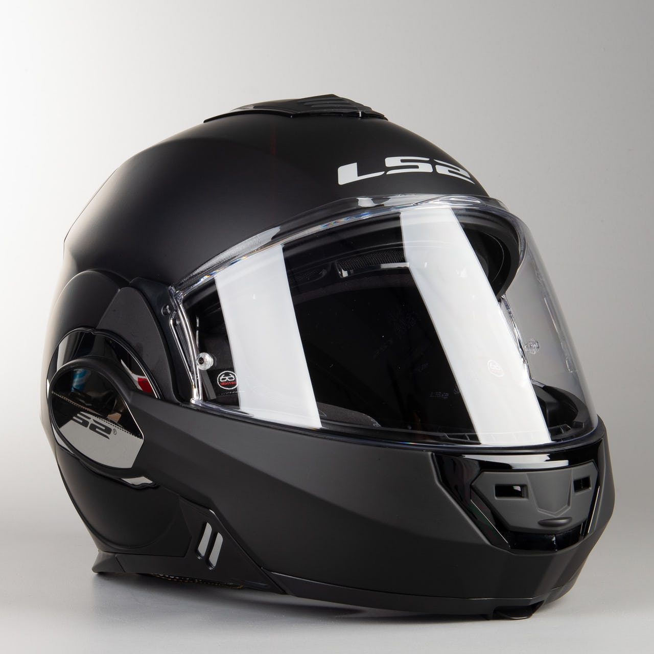 Casco Abatible LS2 Valiant Degrees Solid Negro Mate FF399